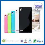 Colorful TPU Phone Case Cover for Huawei Ascend P6