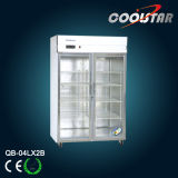 Kitchen Upright Showcase Refrigerator (QB-04L*2B)