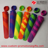 Reusable Use Silicone Ice Popsicle Maker with Attached Cap
