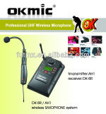 UHF Pll Instrument Wireless Microphone Ok-8r/Ah1