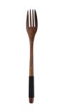 Japanese Wooden Fork Spoon Fork Spoon Export Children Baby Fork Log Lubricious Winding Fork