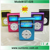 Hot Selling Clip MP3 Player, Portable Mini MP3 with LCD Screen