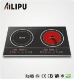 Portable 2 Burners Electric Induction Cooker and Infrared Cooker