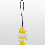 Acrylic Yellow Sandy Clock Hanging Wire (GKH-04)