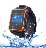 High Quality Tri-Proof Smart Watch with SIM Card, Compatible with Ios and Android, Hrm and Pedometer