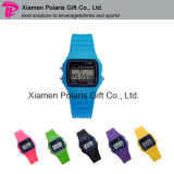 Cheap Colorful Silicone Wristband LED Digital Kids Watch for Promotion