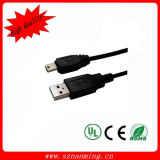 USB2.0 Mlae to Mini 5pin USB2.0 Male Mobile Data Cable