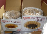 High Quality Coffee Filter/Paper Coffee Filter in One Box (manufacturer) FDA Certificated