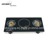 Tempered Glass 3 Burner Gas Stove with Electric Burner