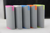7800mAh Gray Power Bank with Special Soft Rubber Printing