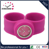 2015 Promotion Gift Silicone Wrist Watch Slap Watch (DC-935)