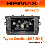 Car DVD W/A8 CPU/Bt/RDS/iPod/GPS/V-Cdc/Pop/3G/File Management-Toyota Corolla (2007-2011) (HM-C063G)