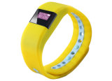 Yellow 3 ATM Resistant Smart Sports Fitness Bracelet Intelligent Sports Bracelet