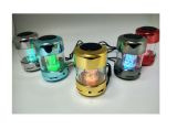 Crystal Colorful LED Dimming Light Mini Speaker with USB Input