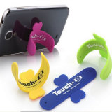 Promotion Gifts Logo Printing Sticky Silicone Touch U Phone Stand Holder