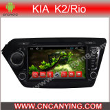 Car DVD Player for Pure Android 4.4 Car DVD Player with A9 CPU Capacitive Touch Screen GPS Bluetooth for KIA K2/Rio (AD-8147)