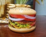 Portable Hamburger, Hot Dog, Shape Speaker for Mobile Smart Phone