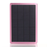 Purple Color 10000 mAh Solar Charger for Mobile Phone Laptop