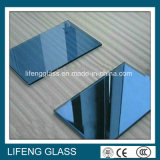 Gray Blue Reflective Glass for Apartment Block Windows