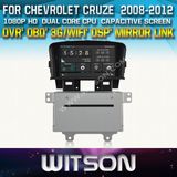 Witson Car DVD Player with GPS for Chevrolet Cruze 2008-2012 (W2-D8422C) Front DVR Capactive Screen OBD 3G WiFi Bluetooth RDS