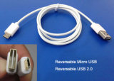 Reversable Charge Sync Micro USB Cable for Android Phone / Tablet