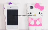 Beautiful Kitty Cover Made by Silicone (for iPhone5-005)
