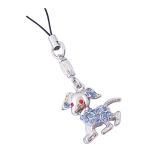 Delta Metal Dog Mobile Phone Charms