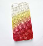 Inlaid Rhinestone Gradient Color Back Cover for iPhone 5/5s (MB1048)