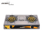 Stainless Steel Top Double Burner Gas Stove Bw-2042
