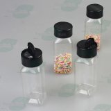 Pet Plastic Spice Bottle with Two Flip-Top Cap (PPC-PSB-25)