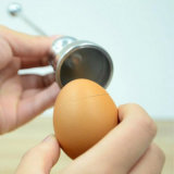 Kitchen Easy Tool Stainless Steel Egg Topper Shell Cutter Opener Boiled Raw Egg Open