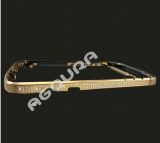 2014 High Quality Black Gold with Diamond Frame for Blackberry Q10