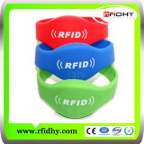RFID Wristband PVC Bracelet for Individual Tickets in Amusement Park