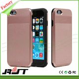 Dual Layer Phone Cover Hybrid TPU+PC Case for iPhone 6/6s (JRT-0177)