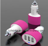 High Quality 3 USB Ports Car Charger for Mobile Phone
