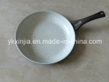 Kitchenware 24cm Forged Carbon Steel Marble Coating Frying Pan