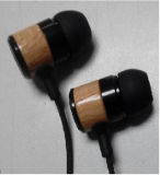 Wired New Design High Quality Headphone Wooden Earphone