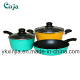 Kitchenware 5PCS Forged Carbon Steel Non-Stick Cookware Set