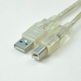 Customize Lenght Transparent Printer Mini USB Cable