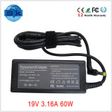 High Quality 19V 3.16A 60W Switching AC Adaptor for Liteon