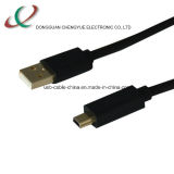 USB2.0 a Male-Mini 5 Pin Male Cable Gold-Plated