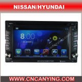 Car DVD Player for Pure Android 4.4 Car DVD Player with A9 CPU Capacitive Touch Screen GPS Bluetooth for Nissan/Hyundai (AD-7610)