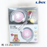 Pink Earphone with Package for Retail