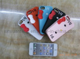 Cat Face Silicon Case for iPhone 5 (XF-C5-013)