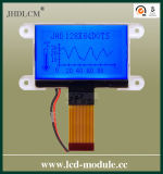 2.2 Inch FSTN DOT Matrix LCD Display with White LED Backlight (JHD12864-G73IBSB-G)