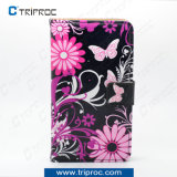 OEM UV Printing PU Leather Cell Phone Cover for Samsung Galaxy Note 3 (Butterfly 05)