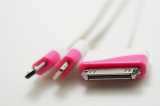 Universal Mobile Phone Accessories Multifunction 3 in 1 USB Data Cable