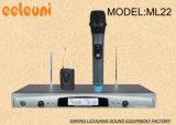 Professional VHF Quartz Crystal Dual Channels Wireless Microphone