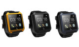 2015 New Hot Selling Waterproof Shockproof Dustproof U Watch Smart Watch Phone with Android / Ios