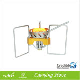 Wind Resistant Folding Gas Camping Stove with Powerful Fire